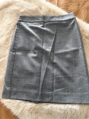 J. Crew Factory Gray Pencil Skirt